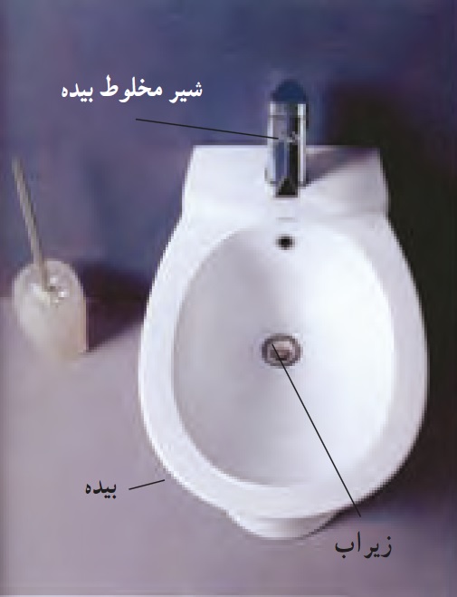بیده توالت فرنگی